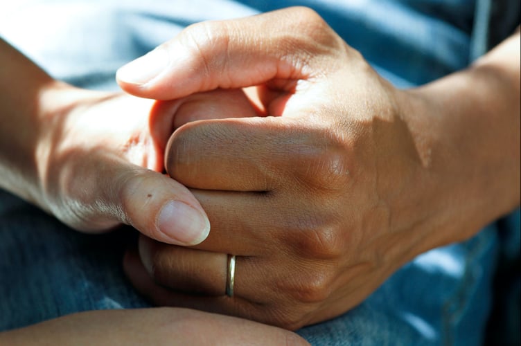 Caring stock image