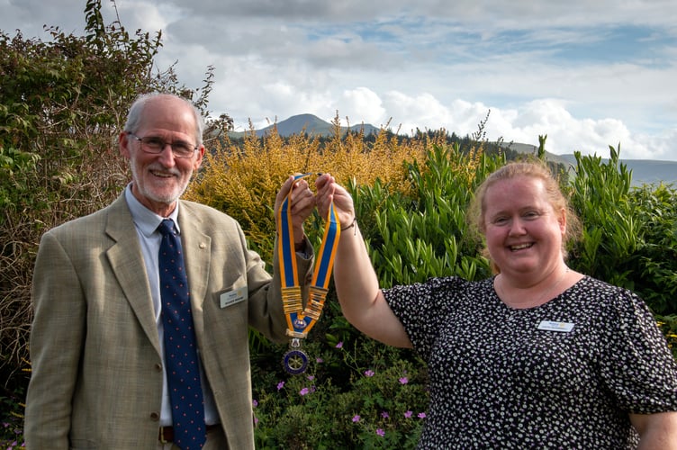 Brecon Rotary presidency handover 2022