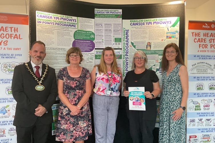 Brecon ICJ delivery partners pictured with Dr Ruth Corbally and Cllr Gareth Ratcliffe