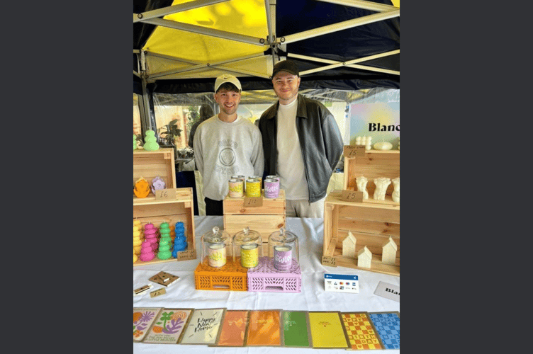 Harry White and James Thomas from Blanc Homeware
