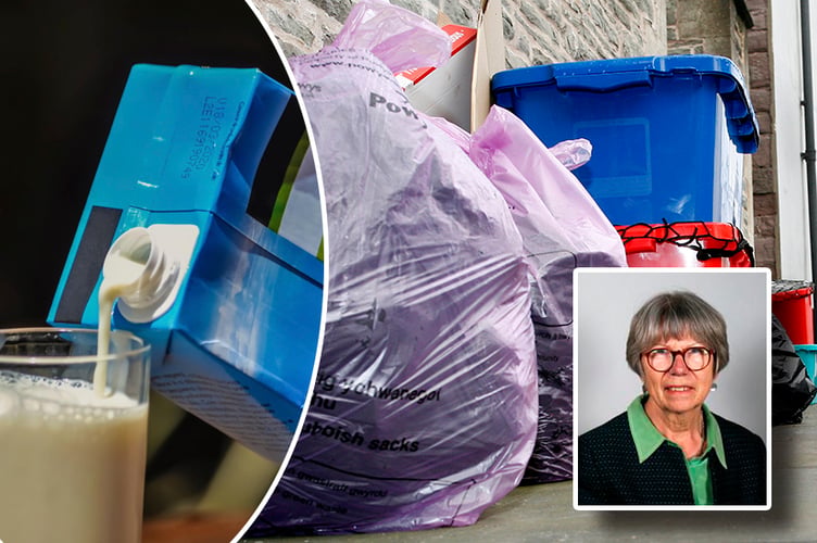 Food and drink cartons can now be recycled using your red box