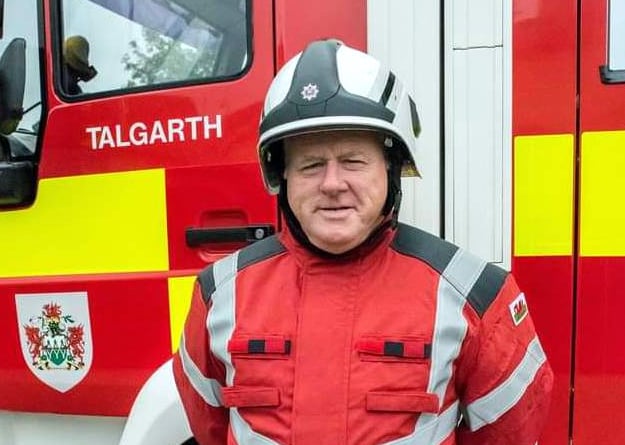 Bryan Davies, watch manager at Talgarth Fire Station