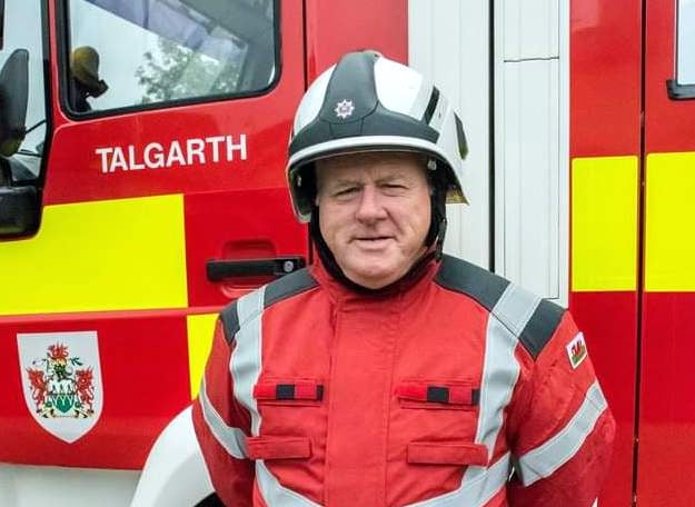 Bryan Davies, watch manager at Talgarth Fire Station