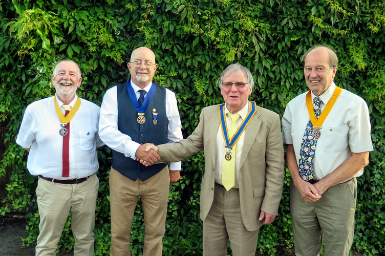 Builth Wells Rotary Club handover 2022