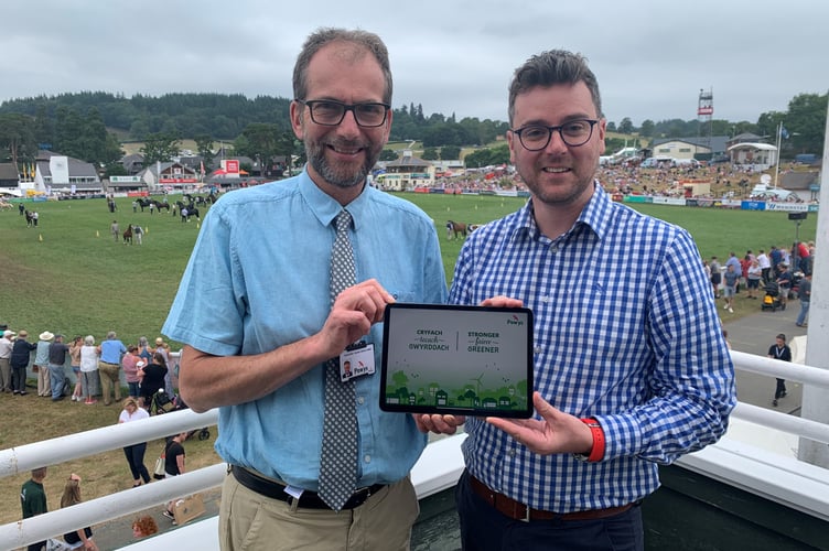 PCC vision launch 2022 at Royal Welsh Show