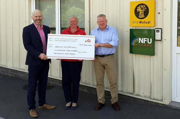 NFU Brecon donation 2022