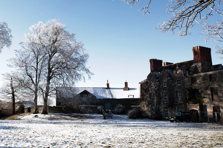 Hay Castle at Hay Festival Winter Weekend