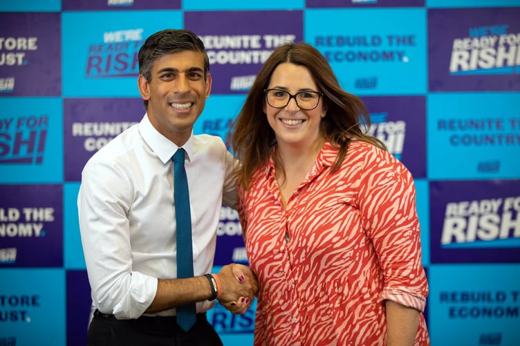 Rishi Sunak and Fay Jones