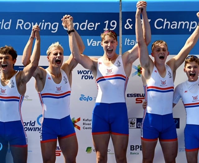 Prosser makes a splash with world record row