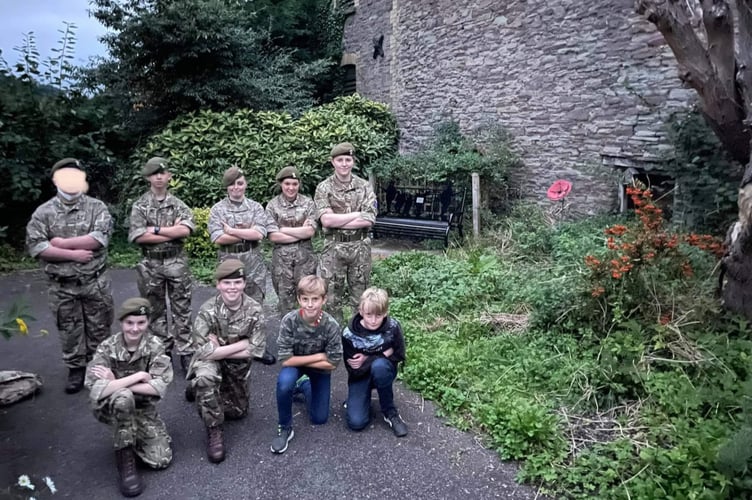 Peace Garden cadets
