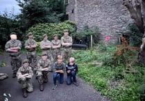 Brecon cadets build replica World War One trench in Peace Garden