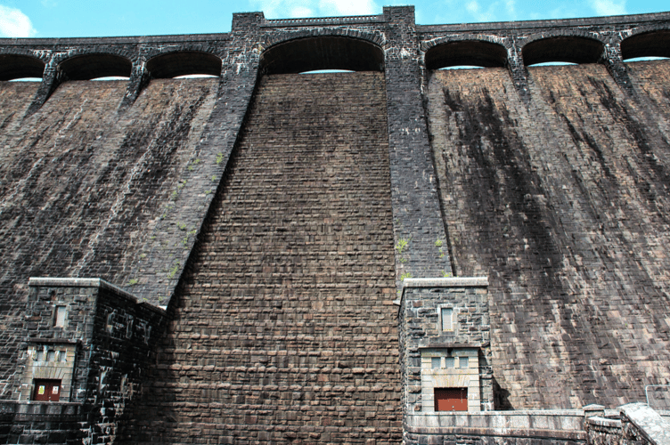 Claerwen Dam, Elan Valley.