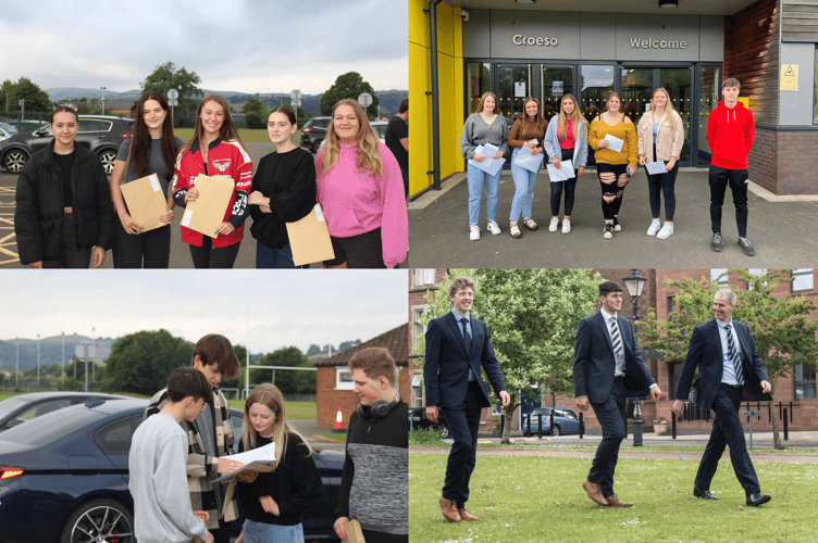 Powys results day
