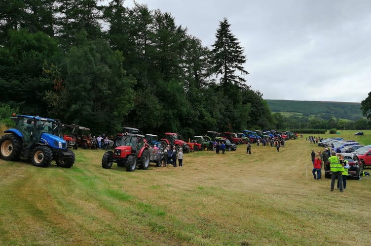 Sennybridge Show tractor run August 2022