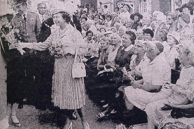 The Queen’s visit to Brecon in 1983