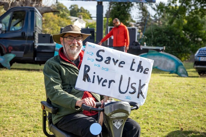 River protest Crickhowell