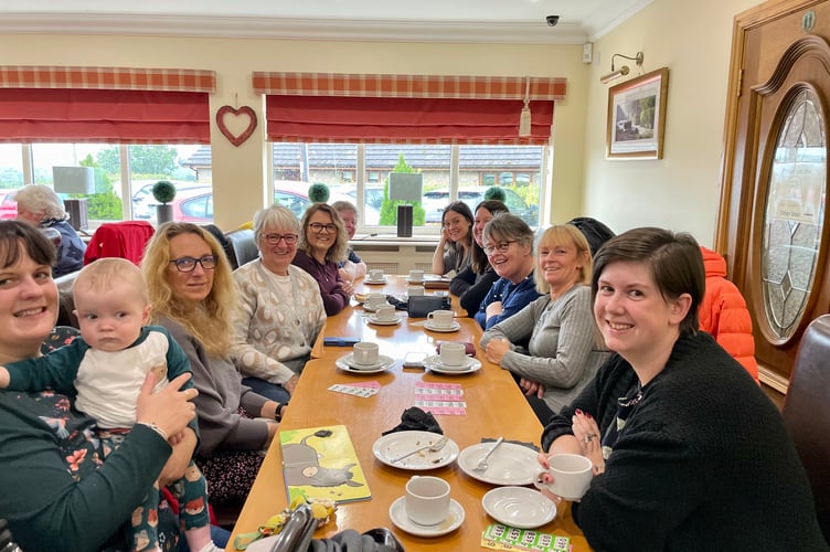 Coffee morning in Llanyre