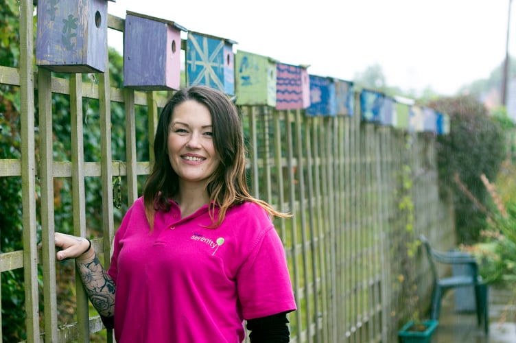 Rebecca Lloyd, activity champion at Trenewydd