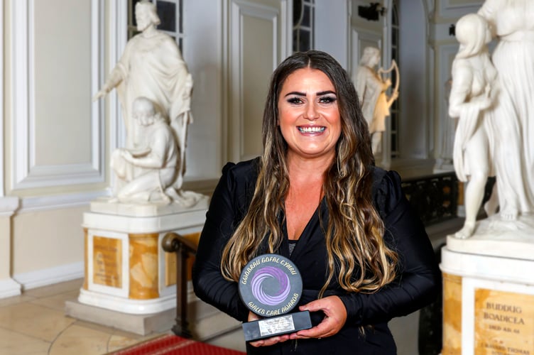 Wales Care Awards 2022;Sarah Russell - Orbis Education - Peter Clarke