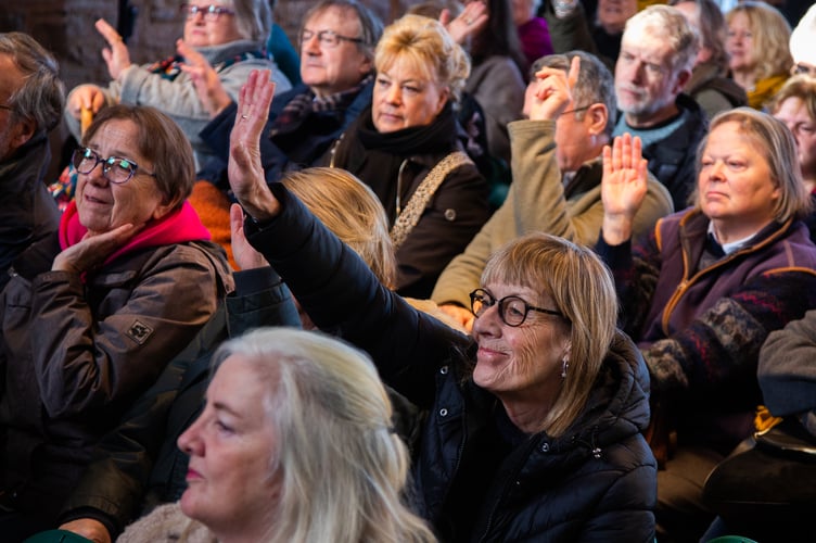 Audience Hay Festival Winter Weekend