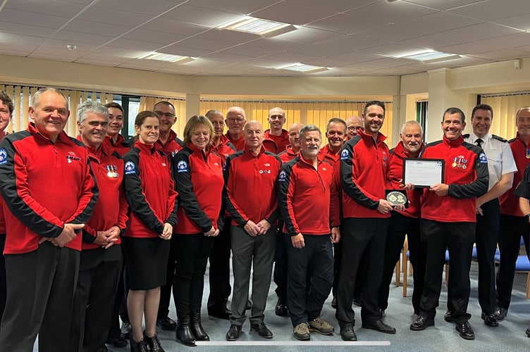 Brecon MRT Search Award