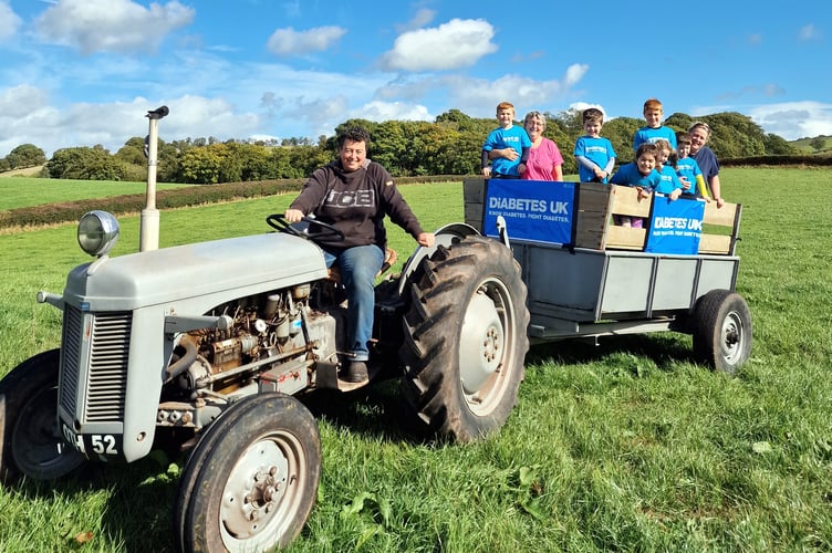 Mervyn Prosser tractor run
