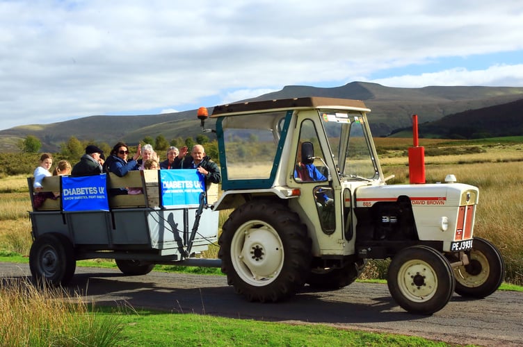 Mervyn Prosser tractor run
