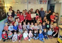 Llandrindod nursery raises over £2,000 for Bracken Trust