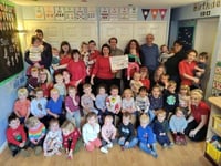 Llandrindod nursery raises over £2,000 for Bracken Trust
