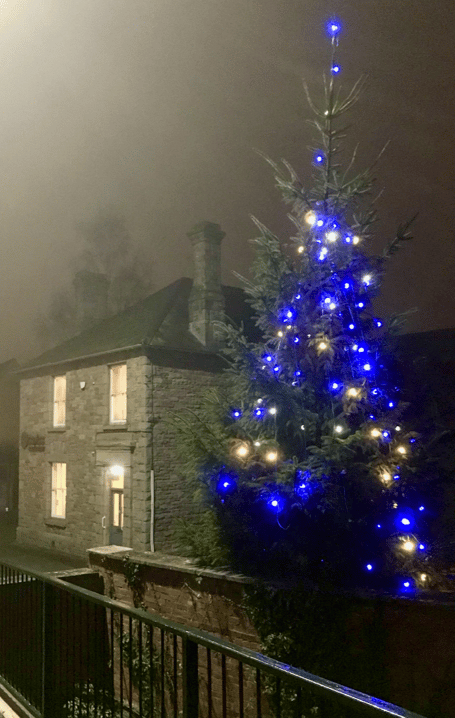 Usk House Christmas tree