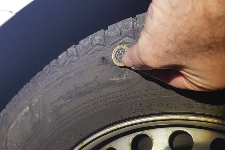 Speed van punctured