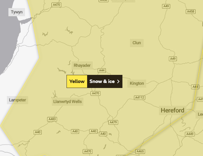 Weather warning