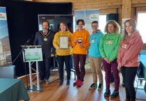 Volunteers receive Silver Kite awards from Powys
