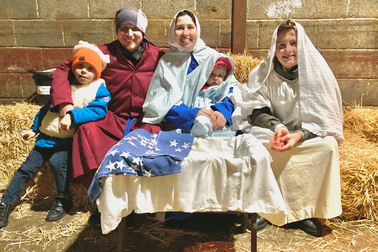 Holy Ukrainian family