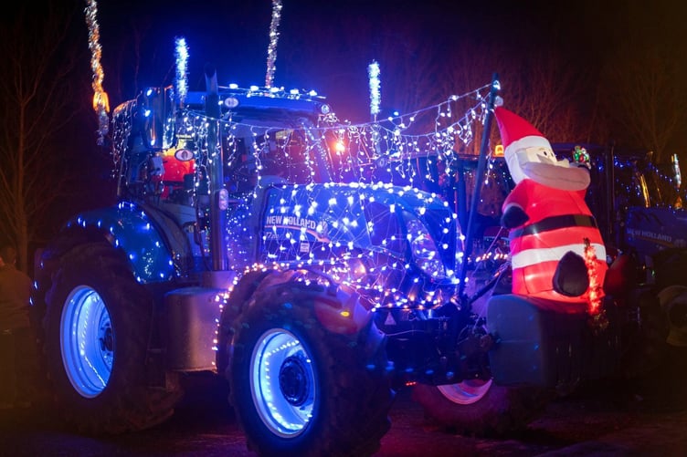 Liam's winning tractor