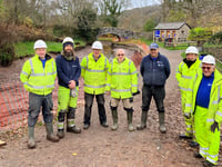 Winter works underway to protect historic Monmouthshire & Brecon Canal