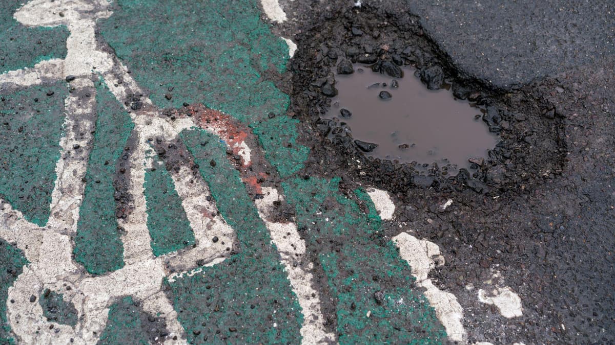 Ever worsening pothole problem a serious safety risk to cyclists ...