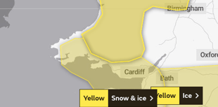 Powys hit with yellow weather warning