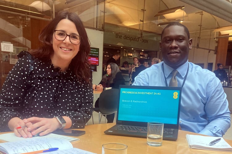 Fay Jones met with an EE representative recently.