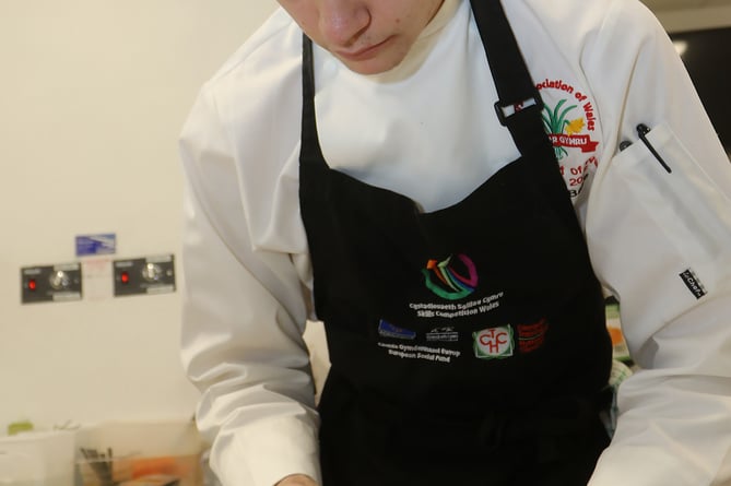 Welsh Culinary Association National Junior Chef of Wales Competition.
Pictured is Falon Bailie.
Picture by Phil Blagg Photography.
PB013-2022-2