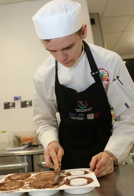 Welsh Culinary Association National Junior Chef of Wales Competition.
Pictured is Falon Bailie.
Picture by Phil Blagg Photography.
PB013-2022-2