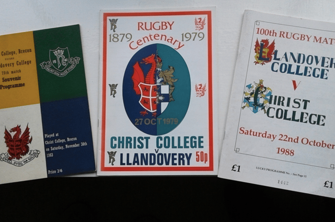 Programmes - Llandovery College v Christ College