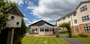 A purpose-built care home with stunning views of the Brecon Beacons