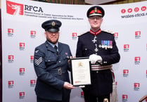 Sergeant Gareth Evans awarded Lord-Lieutenant’s Certificate of Merit