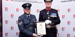 Sergeant Gareth Evans awarded Lord-Lieutenant’s Certificate of Merit