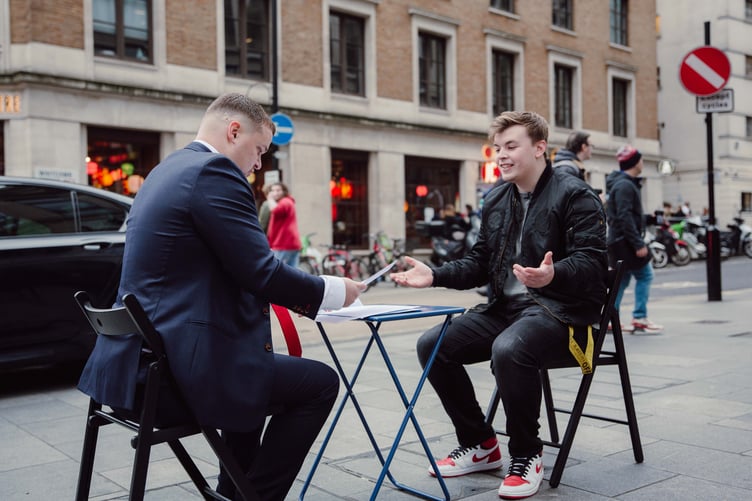 Reuben Blakebrough street interview