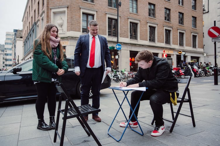 Reuben Blakebrough street interview