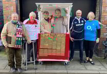 Brecon Six Nations raffle winners receive prizes