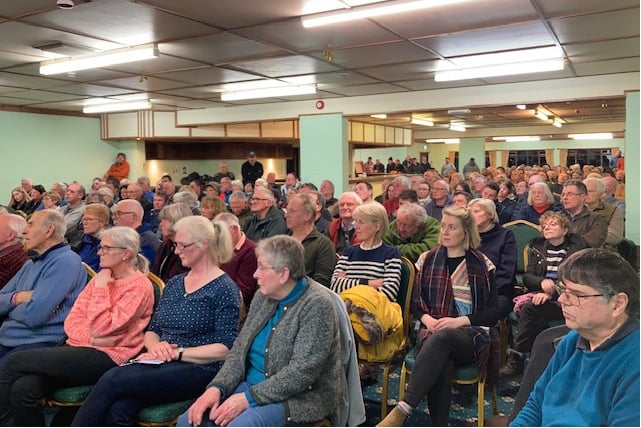 Llanelwedd meeting on Radnor Forest wind farm