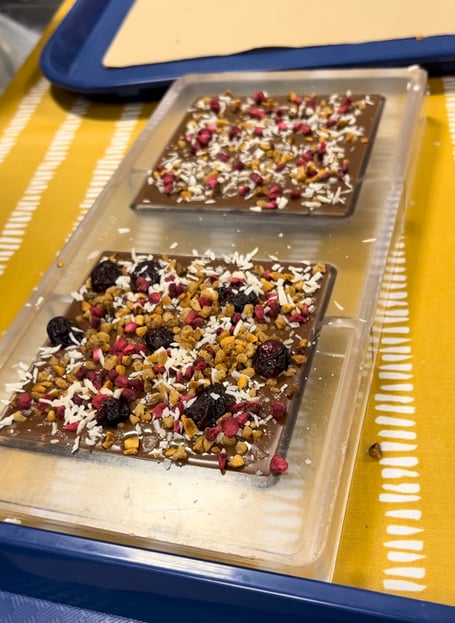 Chocolate creations at a children’s birthday party held at Coco Live.